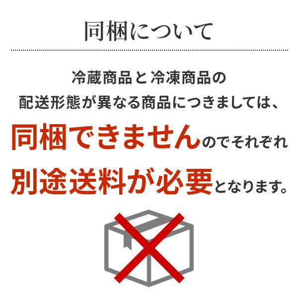 松阪牛ハンバーグ(生)4個入り　同梱について