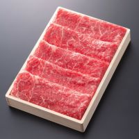 松阪牛すき焼き(肩・モモ・バラ)  400g 木箱入り