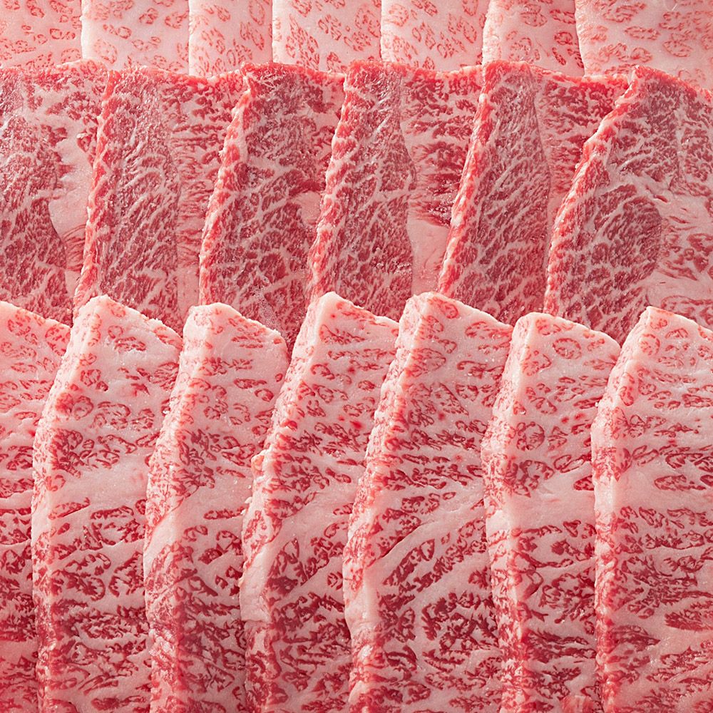 松阪牛焼肉用(肩・モモ・バラ)  600g 木箱入り