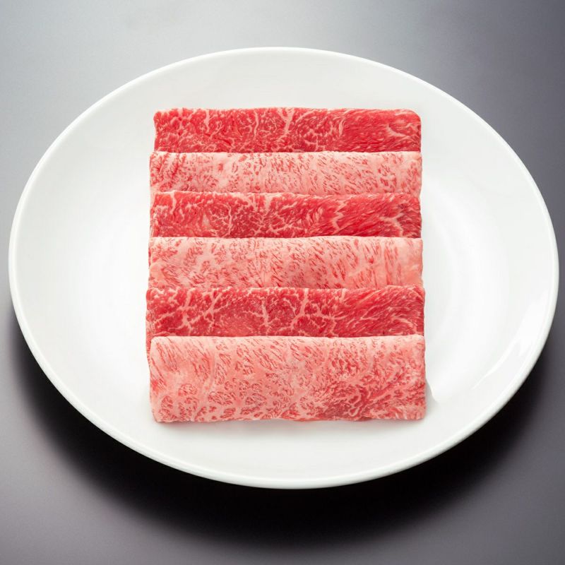 松阪牛すき焼き肉 (肩ロース・モモ)　＠2408　100ｇ