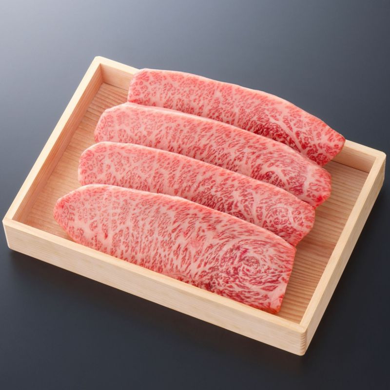 松阪牛イチボステーキ肉　150ｇ　3枚贈答用木箱入りギフト