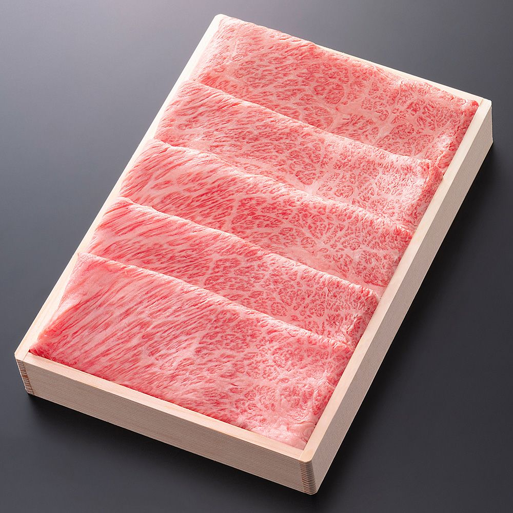 【ソーシャルギフト専用】松阪牛すき焼き肉 (ロース・肩ロース)　＠2970　800ｇ　贈答用木箱入りギフト（URLタイプ）